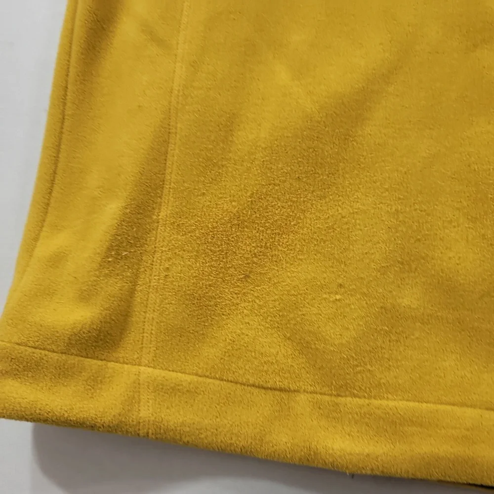 REI Fleece Vest Mens Small Yellow Gold Coop Hike Base Layer Full Zip‎